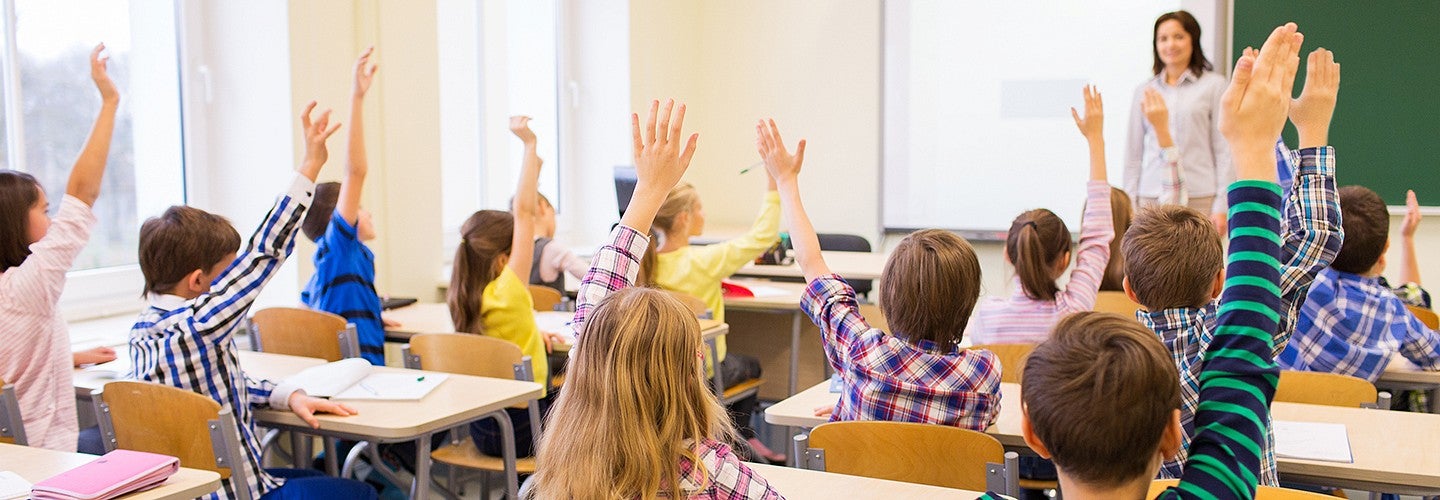 students in class